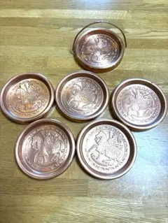 ROYAL SELANGOR PEWTERコースター6枚組！木製台座付き！美品！ - メルカリ