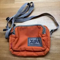 X-girl mountaineering ショルダーバッグ オレンジ