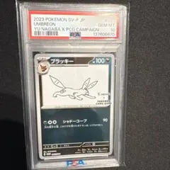 ブラッキー：YU NAGABA ポケモンカード　psa1010のサムネイル