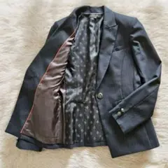 美品♪パトリックコックス ストライプ スーツジャケット 秋冬 XS～S 総柄