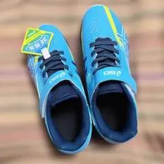 アシックス　レーザービーム　スニーカー　22.0cm basics 3E 幅広