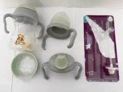 【パーツ未使用】b.box(ビーボックス) ストローマグセット 4ヵ月から