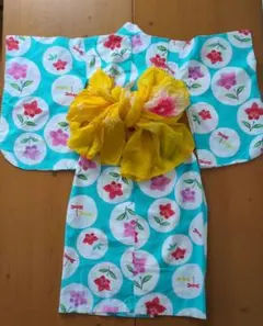 rucco様専用です。浴衣セット　子供サイズ100 　水色