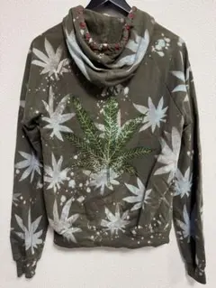 ジップアップパーカーiconic coutureアイコニック クチュール　ヘンプ