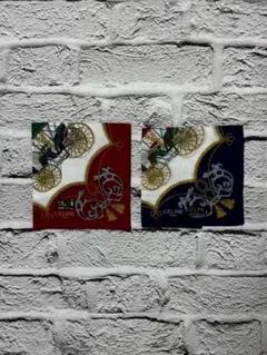 良品　CELINE　ハンカチ2枚セット　ｗ1526-0317-4-4