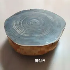 木製花台　天然木　置物　年輪　インテリア　飾り台　切り株　ハンドメイドのサムネイル