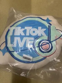 新品未開封 TikTok LIVE ロゴ クッション ユニバース - メルカリ