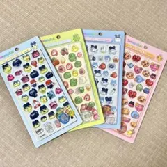 たまごっち 3Dステッカーセット 4枚　ボンボンドロップシール 風