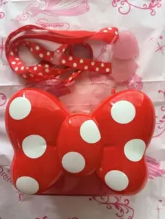 東京ディズニーリゾート ミニー リボン型 ポップコーンバケット 赤 ドット