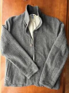 ウール混紡 グレー ジャケット