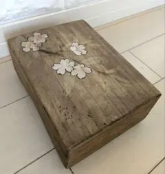 戦前　文入れ　木箱　木製　アンティーク　大正ロマン　当時物