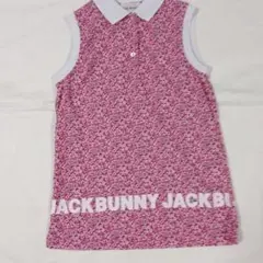ジャックバニー LIBERTY リバティ ノースリーブ ポロシャツ 花柄サイズ0