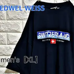 【EDWEL WEISS】オーバーサイズ　半袖Tシャツ【メンズXL】ネイビー