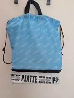 P.LATTE プールバッグ ビーチバッグ ライトブルー