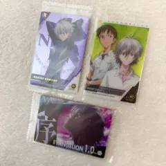 ｈ*ｅ様 エヴァンゲリオン渚カヲル碇シンジウエハースカード3枚セット