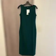 UNIQLO C クレープジャージーワンピースM 新品タグ付き