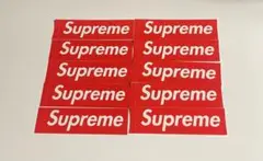 supremeステッカーボックスロゴ１０枚セット