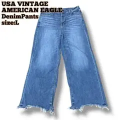 USA古着 AMERICAN EAGLE デニムパンツ アメカジ インディゴ