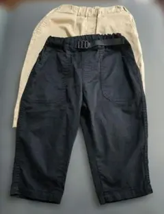 GU ドライストレッチクロップドパンツ 無印良品 ハーフパンツ 120