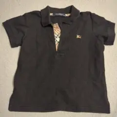【最終値下げ】BURBERRY　LONDONベビー黒ポロシャツ90★のサムネイル