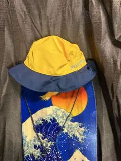 NEW ERA バケットハット イエロー/ネイビー