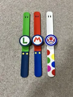 USJ パワーアップバンド 4本セット マリオ ルイージ キノピオ ピーチ