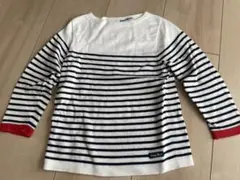 familiar ストライプ長袖シャツ 100