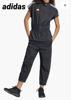  アディダス ジャンプスーツ オールインワン ブラック J 2XL adidas アディダス ジャンプスーツ オールインワン ブラック J 2XL