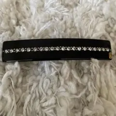 ALEXANDRE DE PARIS ラインストーン付きバレッタ