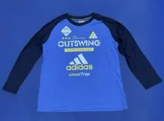 adidas アディダス 長袖カットソー ブルー