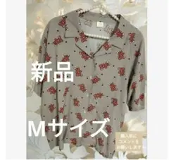新品　ディズニー　ピーター・パン　マイケル　半袖シャツ　Мサイズ　総柄　薄手のサムネイル