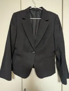 レディーススーツ3点セット ブラックグレー