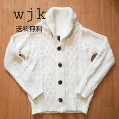 【wjk送料無料】Cable Shawl Cardigan　Sサイズのサムネイル