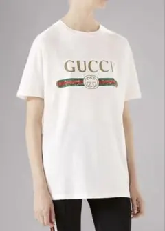 【正規購入】 GUCCI ロゴ ダメージ Tシャツのサムネイル