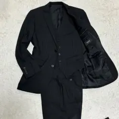 BURBERRY BLACK LABEL 裏地総柄 3ピース ブラック スーツのサムネイル