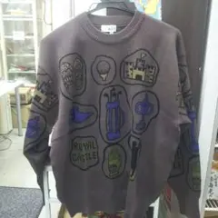 ROYAL CASTLE 多様な図柄 ニットセーター