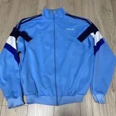 adidas 水色 トラックジャケット (M)