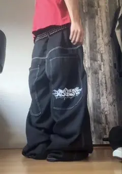 wexwear風レイブパンツ sk8 y2k jnco kikwear
