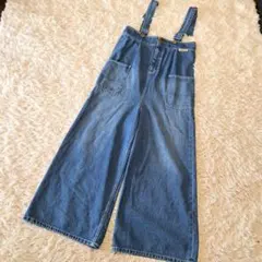<専用です>ロデオクラウンズ デニム ワイドレッグ サロペット オーバーオール