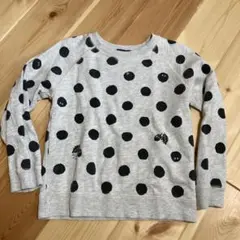 BEAMS mini ドット柄トレーナー 130