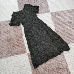 earth music&ecology 花柄半袖ロングワンピース