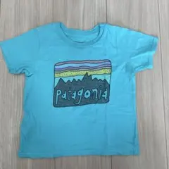 Patagonia キッズ Tシャツ 水色 27