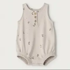 チェリー柄ロンパース