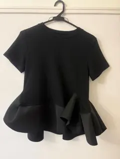 Deux Amour ペプラム トップス ブラック M-Lのサムネイル