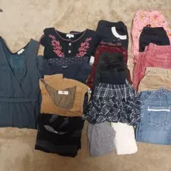 お値下げ中☆120cm　女の子　秋冬服　セット☆ボトムス、ワンピ等