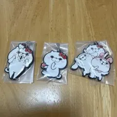 ヨッシースタンプ　ぬこさま　ラバーマスコットキーホルダー3個セット