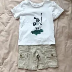 BURBERRY Tシャツとハーフパンツ
