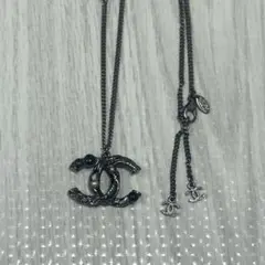 即日発送 CHANEL A11 ネックレス ブラック CCロゴのサムネイル