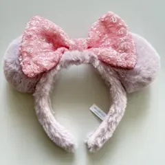 東京ディズニーランド　ピンク ミニーカチューシャ