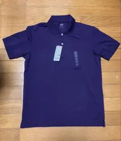 ユニクロ　ドライカノコ　ポロシャツ　パープル　S 未使用品　UNIQLO 紫
